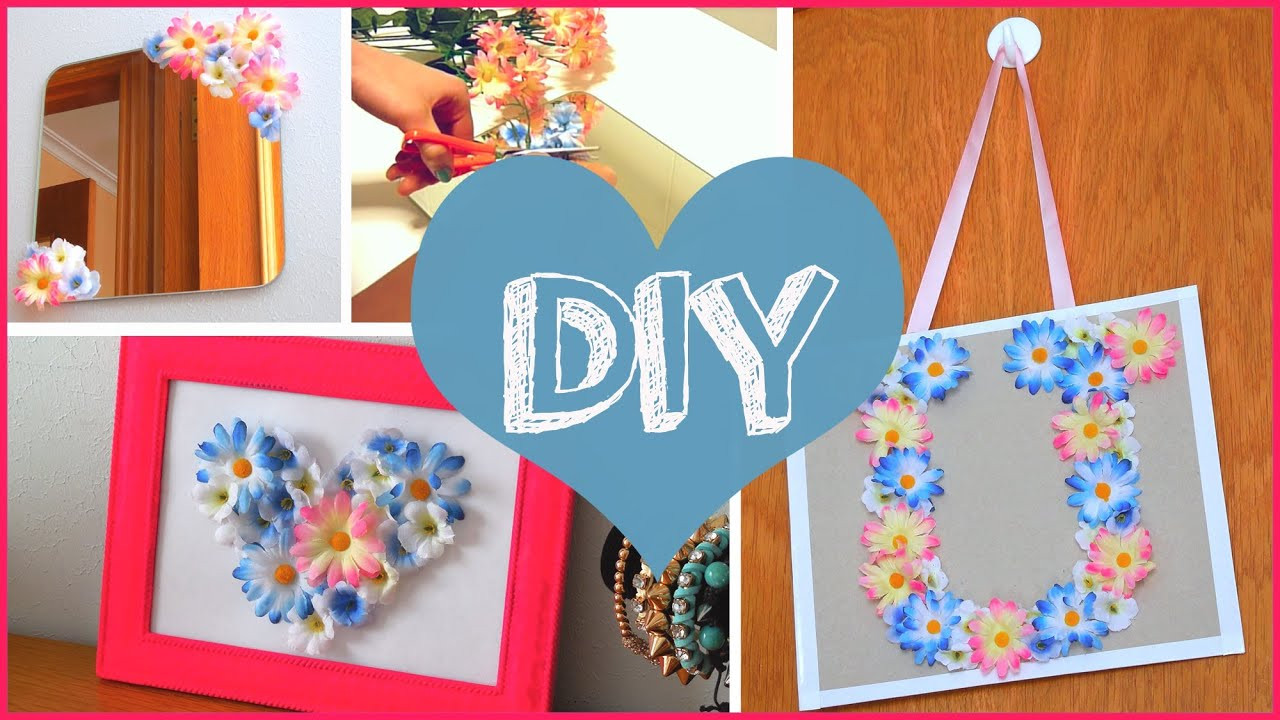 Cute Crafts To Decorate Your Room
 DIY ROOM DECOR Cheap & cute projects using fake flowers