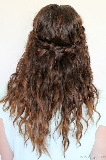 Cute Curly Hairstyles With Braids
 25 Easy and Cute Hairstyles for Curly Hair Southern Living