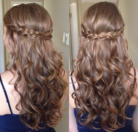 Cute Curly Hairstyles With Braids
 1700s Hairstyle Prom Hairstyles Straight