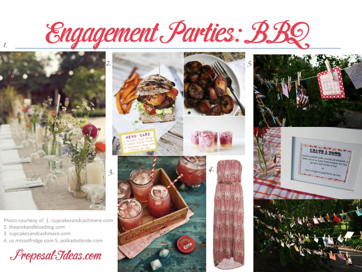Cute Engagement Party Ideas
 Engagement Parties BBQ Proposal Ideas Blog
