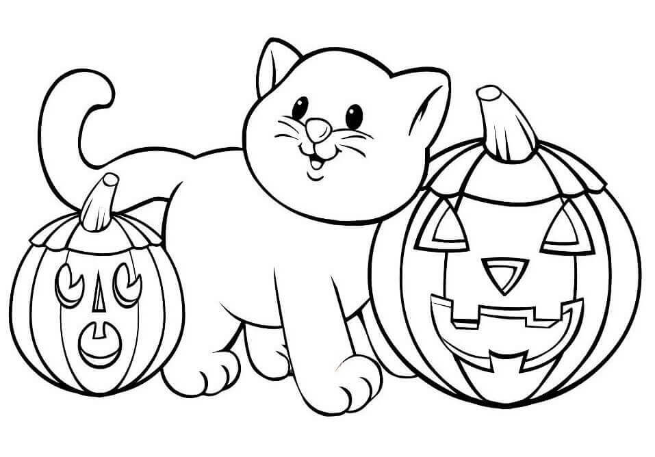 Cute Halloween Coloring Pages For Kids
 30 Cute Halloween Coloring Pages For Kids