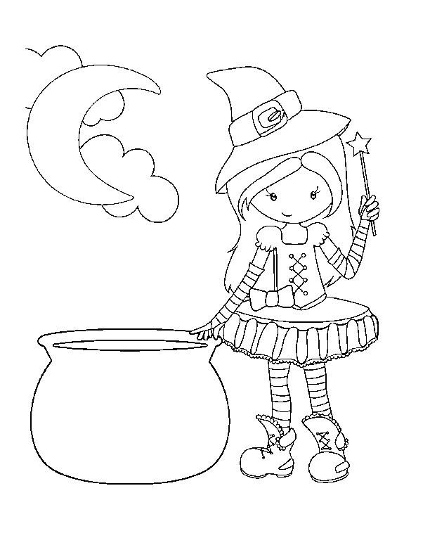 Cute Halloween Coloring Pages For Kids
 Cute Free Printable Halloween Coloring Pages Crazy