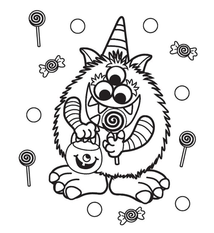 Cute Halloween Coloring Pages For Kids
 Halloween Coloring Pages