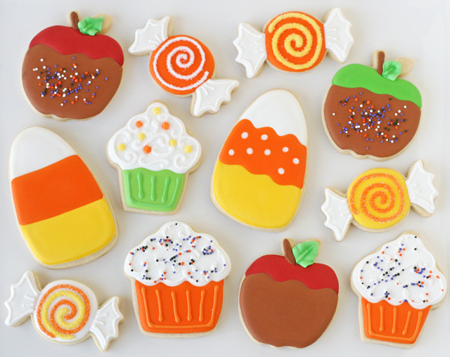 Cute Halloween Cookies
 Caramel Apple Decorated Cookies – Glorious Treats