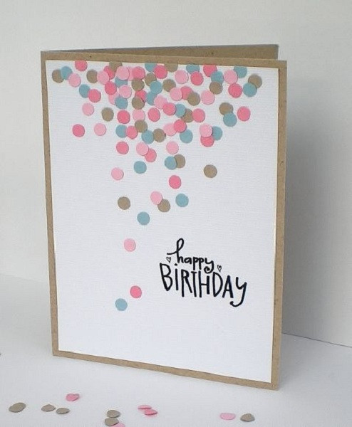 Cute Homemade Birthday Cards
 Handmade Birthday Cards Pink Lover