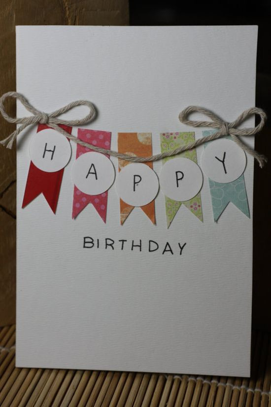 Cute Homemade Birthday Cards
 Cute Greeting Cards Bright Handmade Birthday Card
