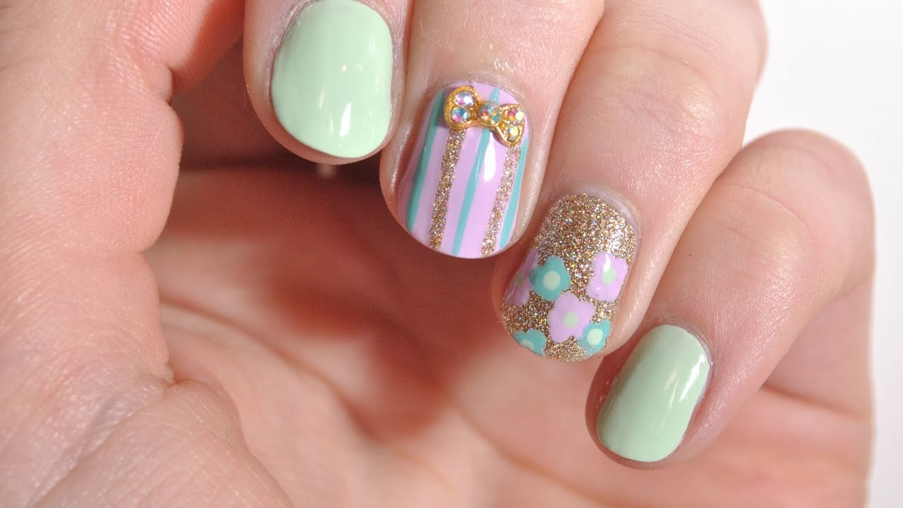Cute Spring Nail Ideas
 Cute and Easy Spring Nails