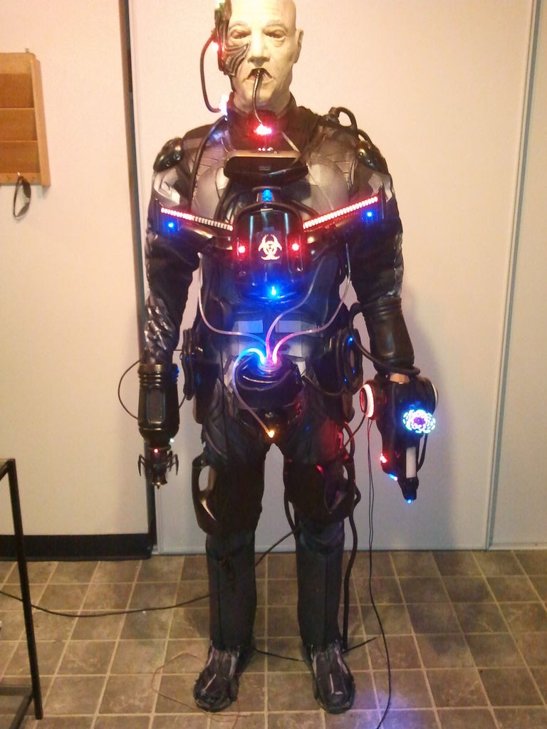 Cyborg Costume DIY
 Locutus of Borg Costume Cyborg With Real Robotics