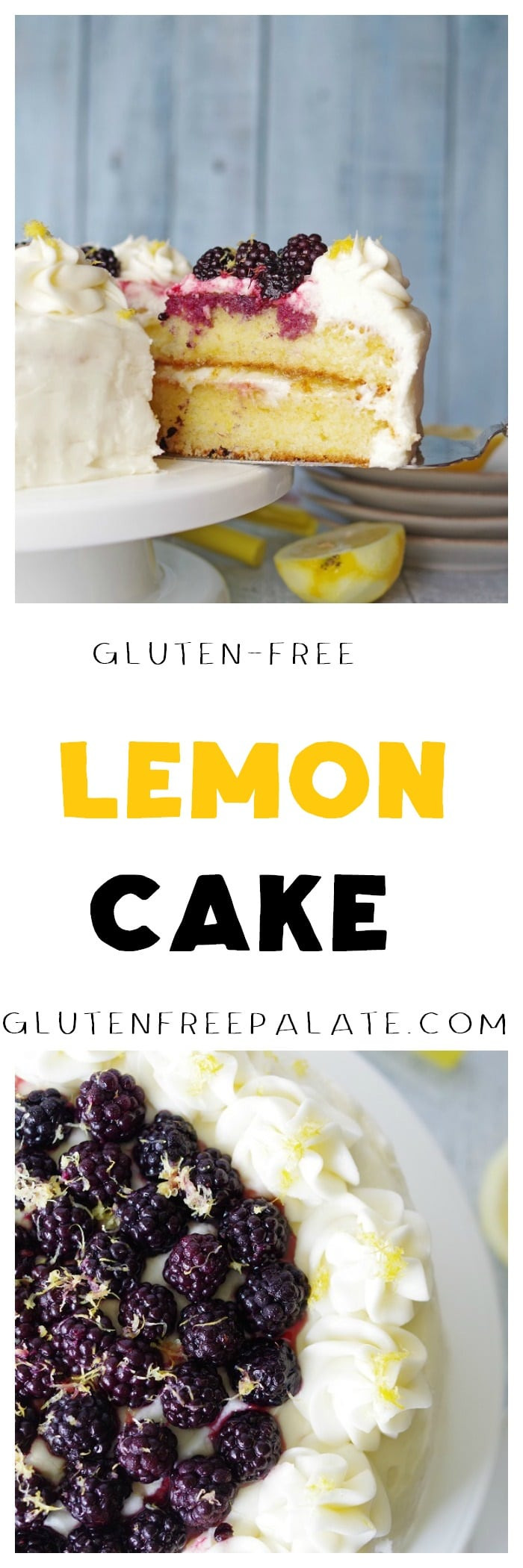 Dairy Free Lemon Cake
 Gluten Free Lemon
