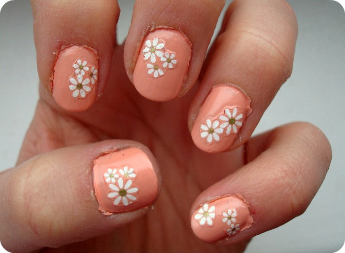 Daisy Toe Nail Art
 Manicures – You Were Never Lovelier