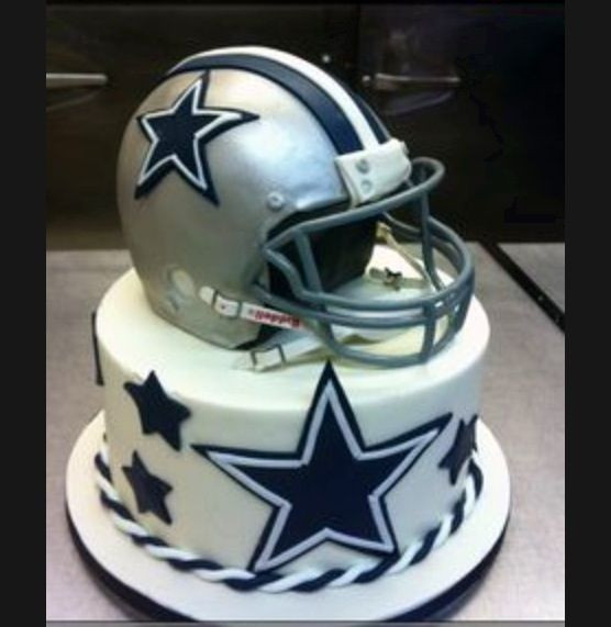 Dallas Cowboy Birthday Cake
 Dallas Cowboys Helmet Cake Birthday Cakes