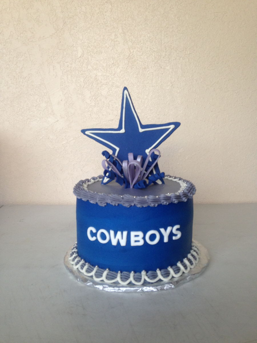 Dallas Cowboy Birthday Cake
 Small Dallas Cowboys Cake CakeCentral