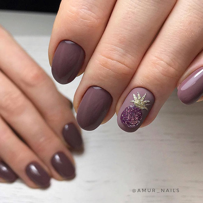Dark Summer Nail Colors
 Mauve Color Nails For The Exquisite Look