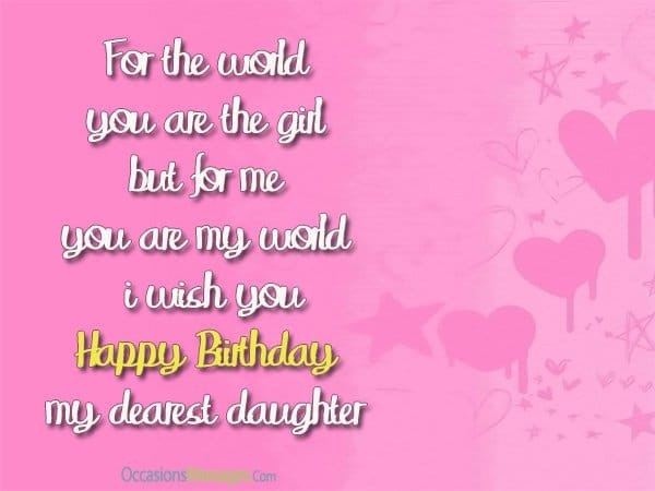 Daughter Birthday Wishes From Mother
 Birthday Wishes for Daughter from Mom Occasions Messages