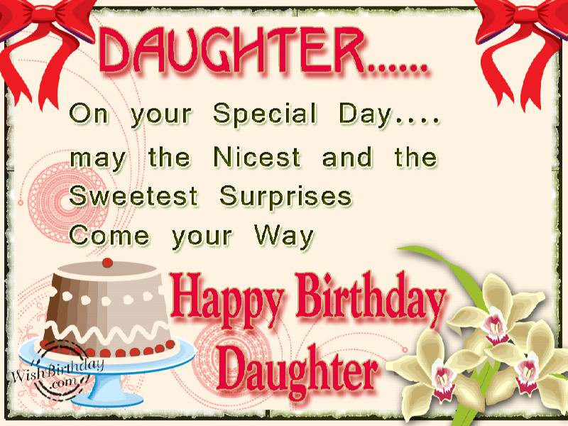 Daughter Birthday Wishes From Mother
 Happy Birthday Greetings for Daughter Let s Celebrate