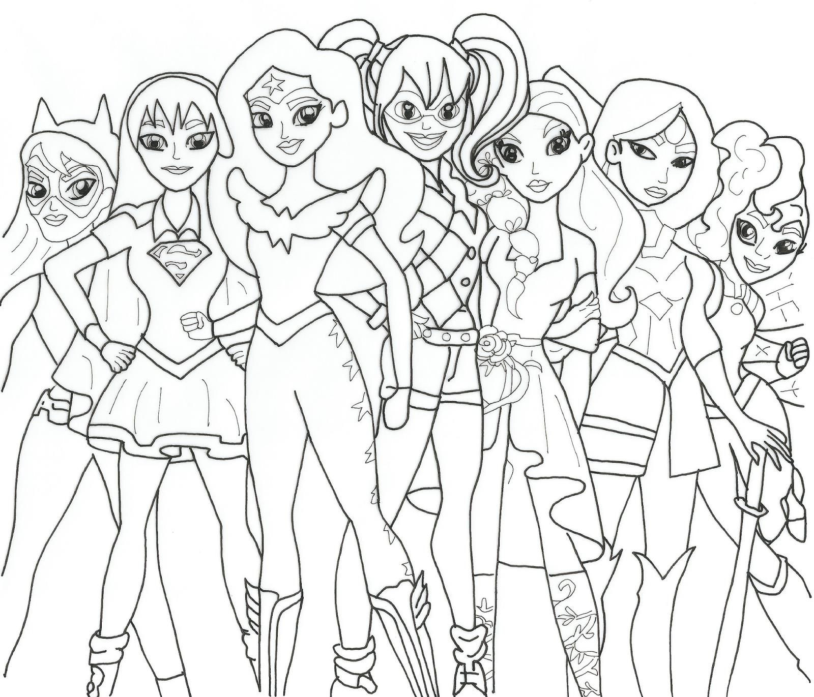 Dc Superhero Girls Coloring Pages
 Pin on Colorings