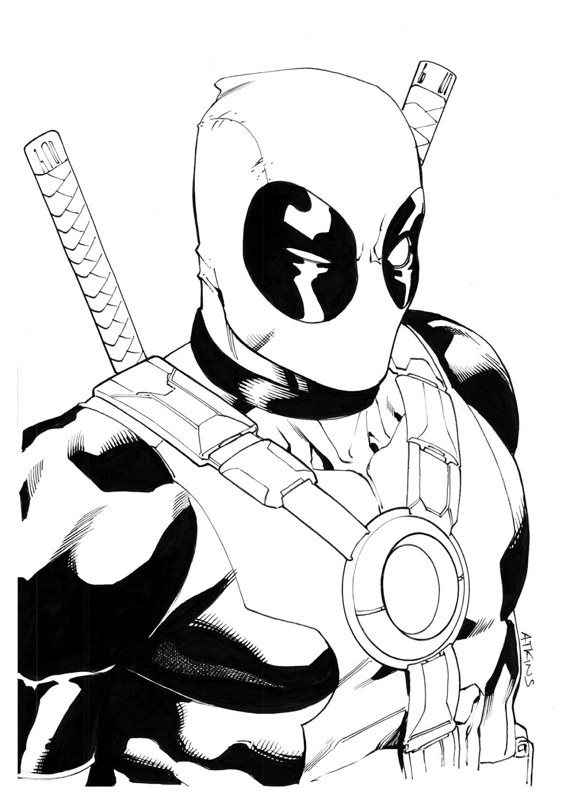 Deadpool Coloring Pages For Kids
 Free Printable Deadpool Coloring Pages For Kids