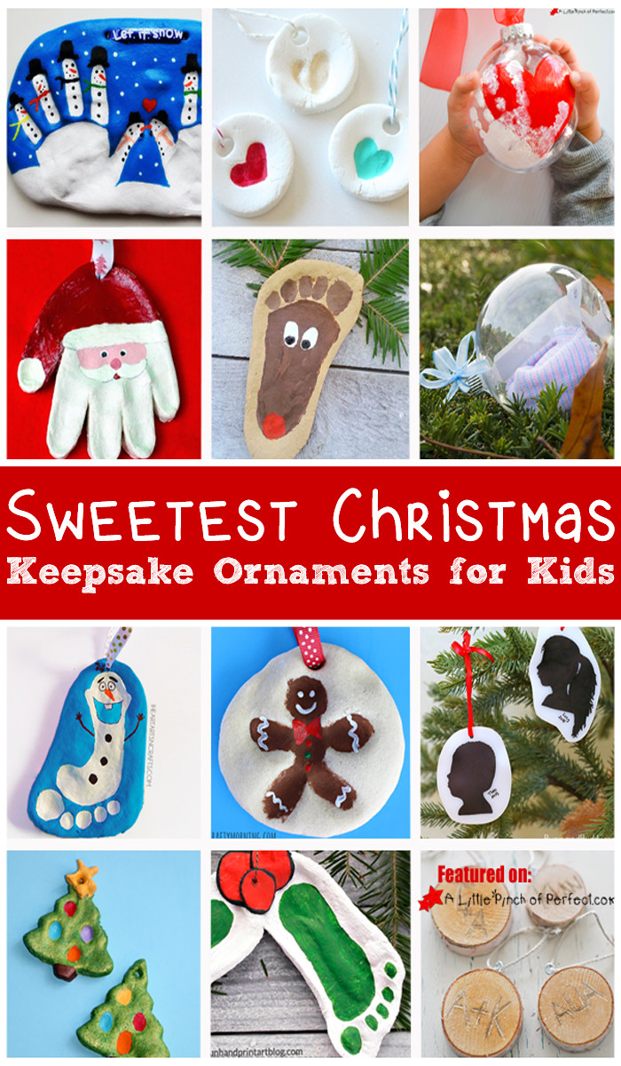 December Craft For Kids
 Sweetest Christmas Keepsake Ornaments for Kids