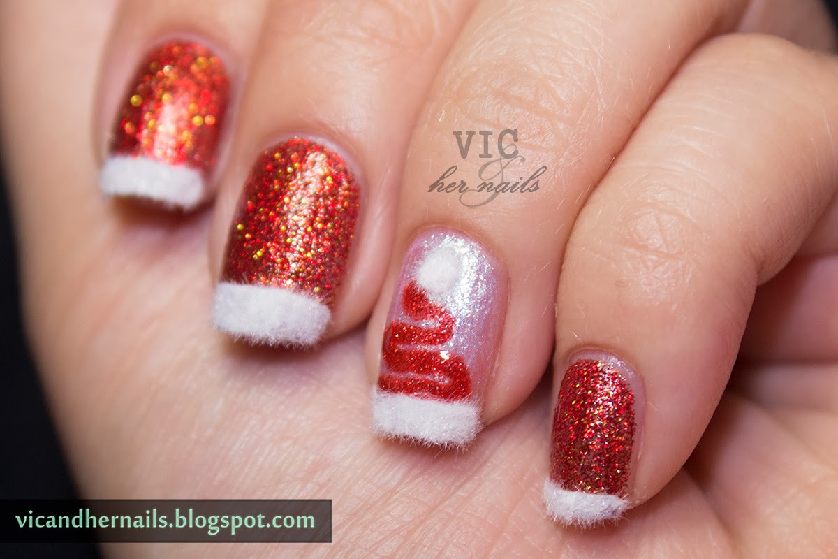 December Nail Art
 Vic and Her Nails December N A I L Theme 4 Festive