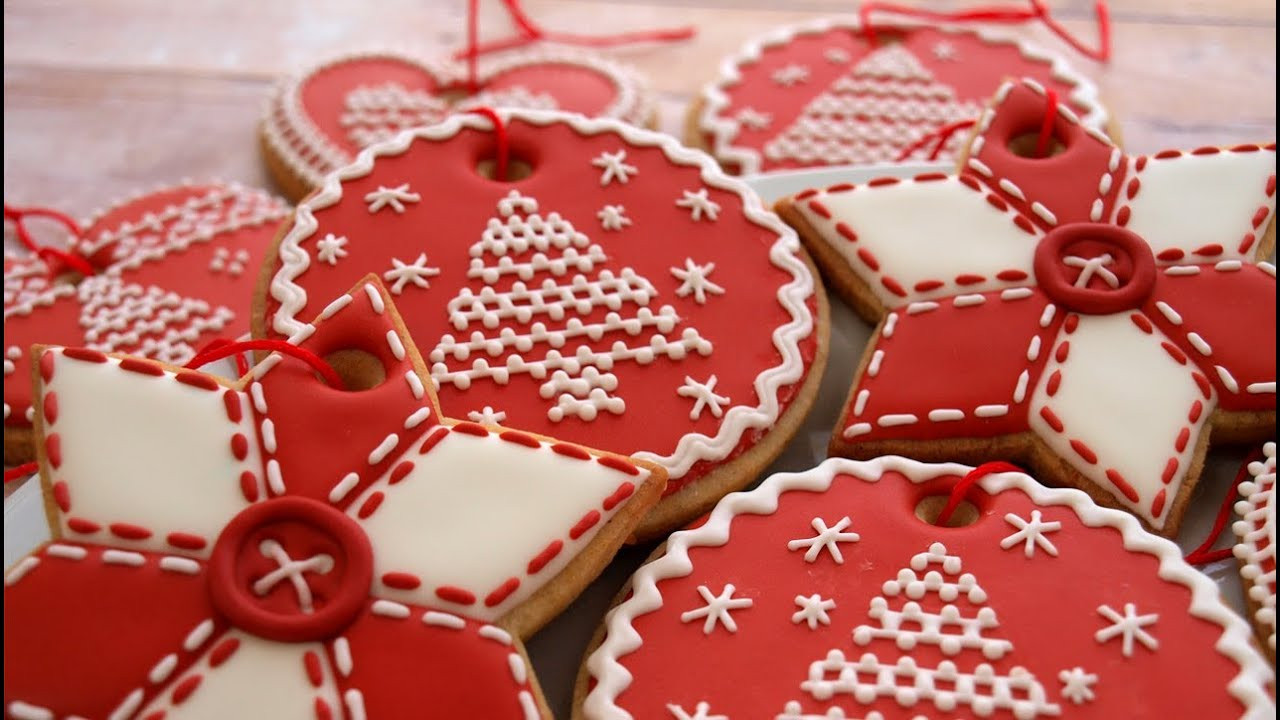 Decorate Christmas Cookies
 How To Decorate Christmas Cookie Ornaments Day 3 of the