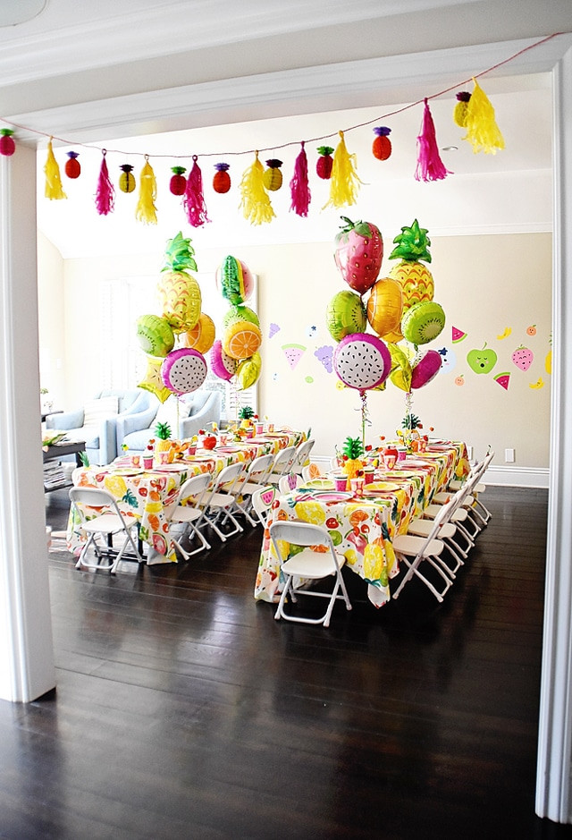 Decoration Ideas For Birthday Party
 Fabulous Tutti Frutti Birthday Party Pretty My Party