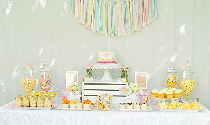 Decoration Ideas For Birthday Party
 Kara s Party Ideas Cute as a Button Birthday Party