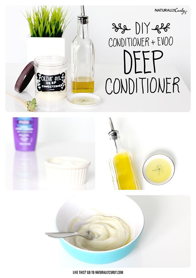 Deep Conditioner For Natural Hair DIY
 DIY Olive Oil Deep Conditioner NaturallyCurly