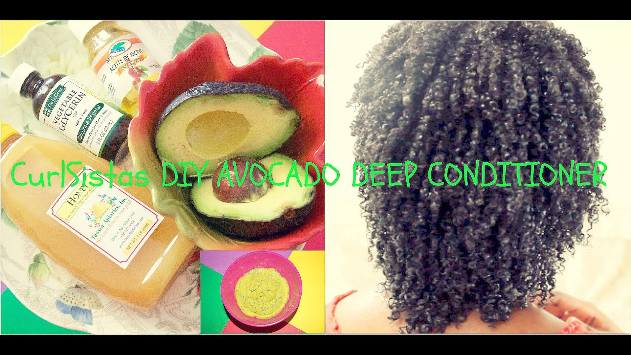 Deep Conditioner For Natural Hair DIY
 Natural Hair DIY Avocado Deep Conditioner CurlSistas