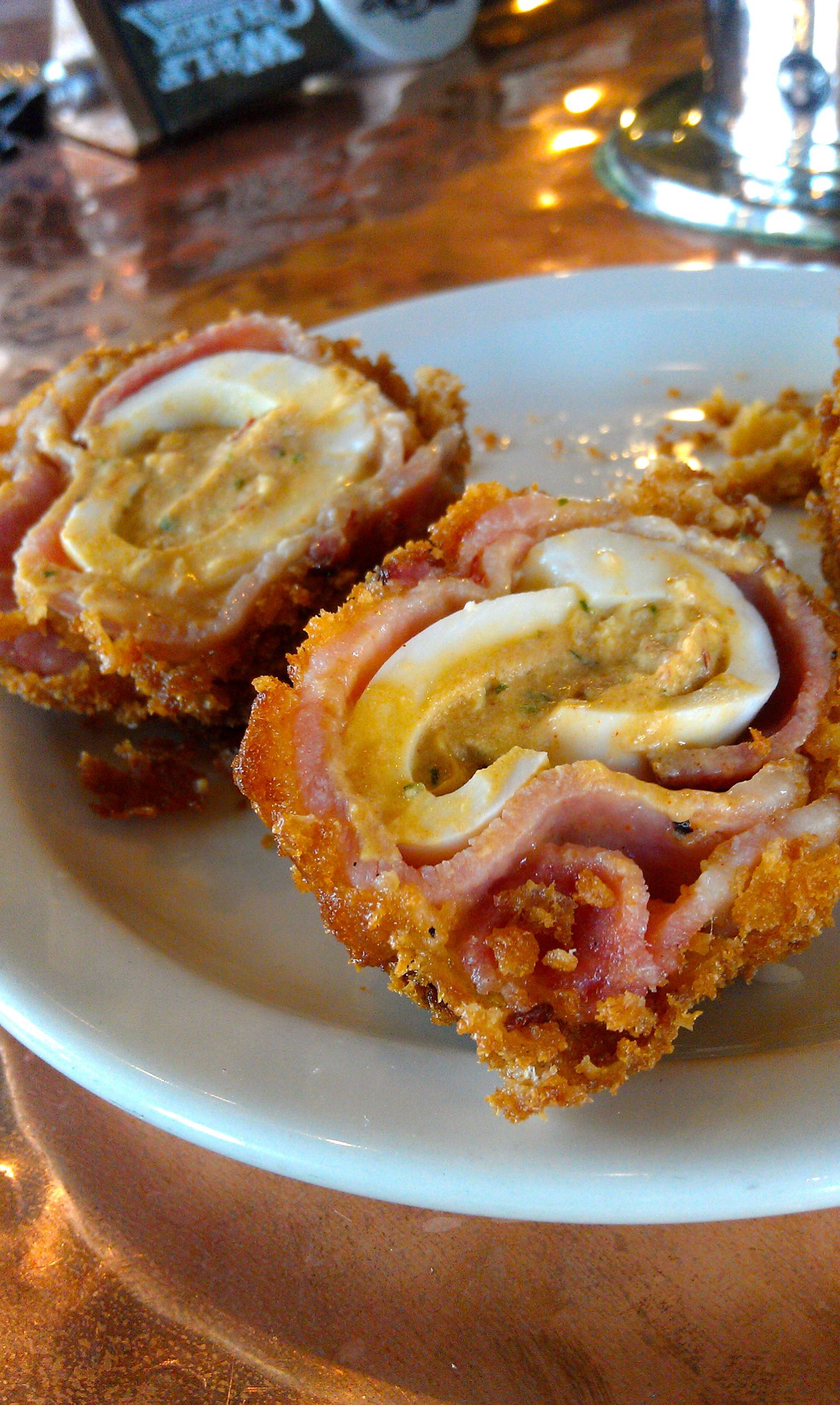Deep Fried Deviled Eggs With Bacon
 Deep Fried Bacon
