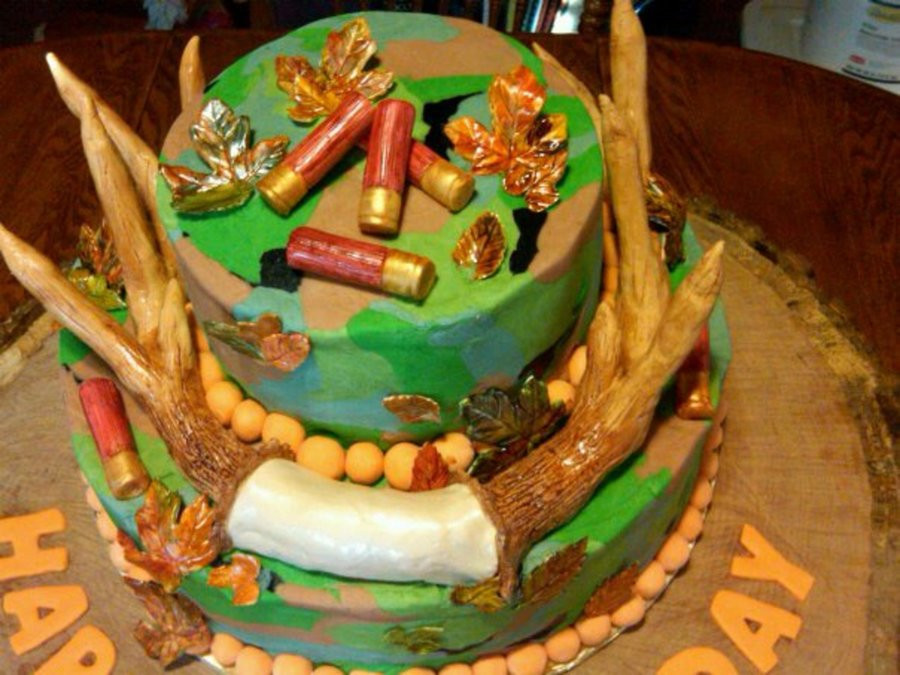 Deer Birthday Cake
 Deer Hunter Birthday Cake CakeCentral