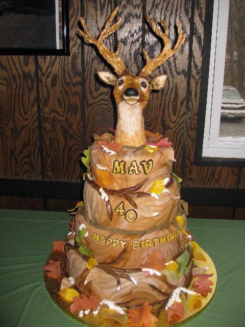 Deer Birthday Cake
 Hunting Themed Cake