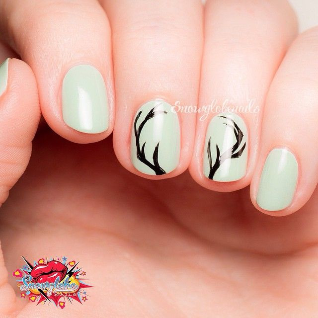 Deer Nail Art
 The 25 best Country nails ideas on Pinterest