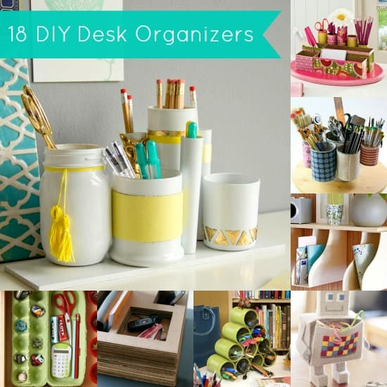 Desk Organization Ideas DIY
 DIY Desk Organizer 18 Project Ideas diycandy