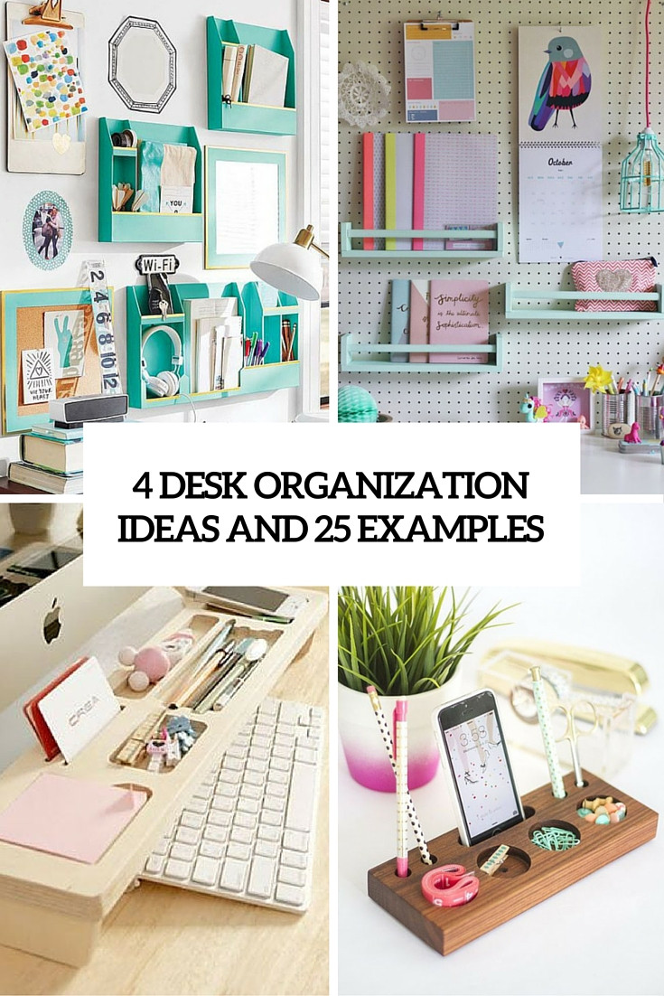 Desk Organization Ideas DIY
 diy desk organizers Archives Shelterness
