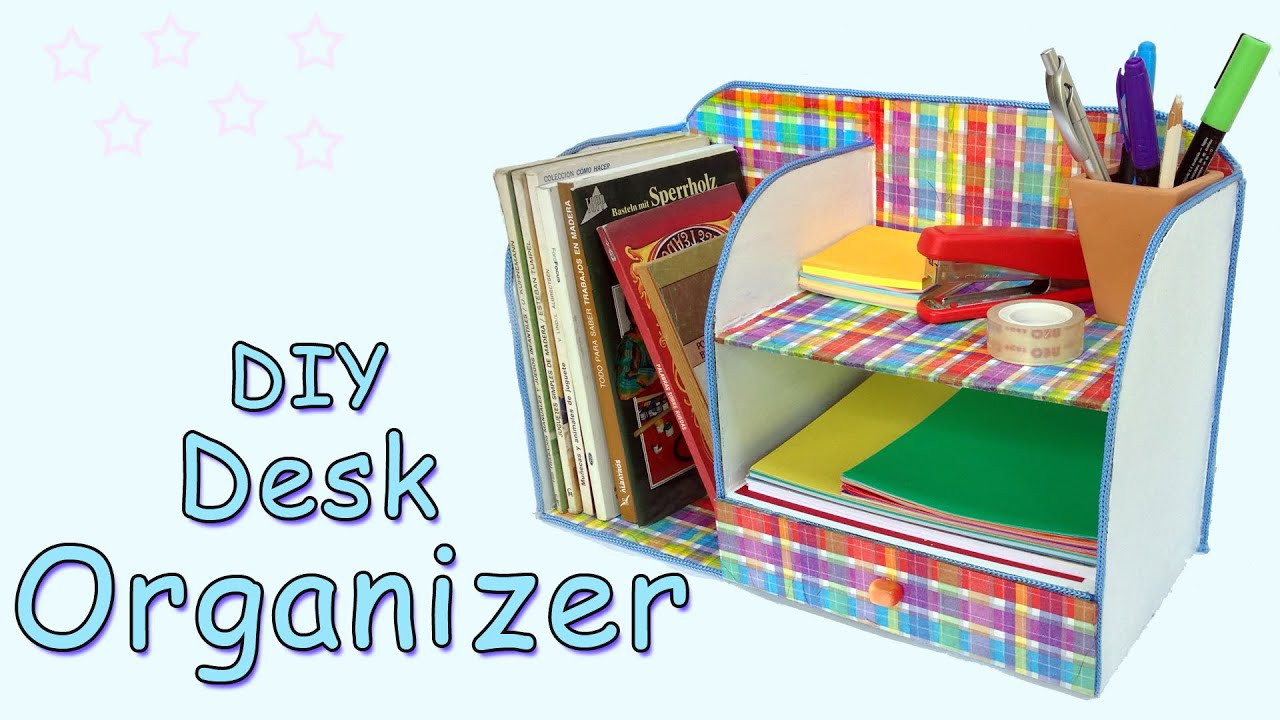 Desk Organization Ideas DIY
 DIY Desk Organizer Ana