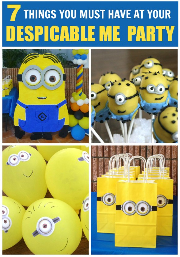 Despicable Me Birthday Decorations
 7 Things You Must Have at Your Despicable Me Party