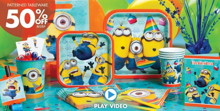 Despicable Me Birthday Decorations
 e to Despicable Me Party Supplies – Best party city