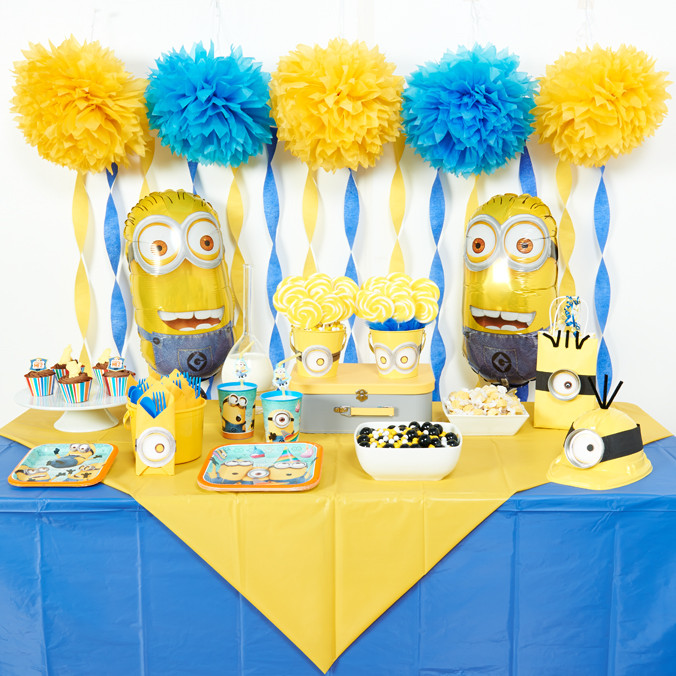 Despicable Me Birthday Decorations
 DIY Minions Party Ideas
