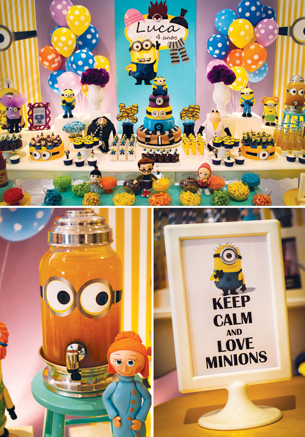 Despicable Me Birthday Decorations
 e in a Minion Birthday Party Despicable Me Hostess