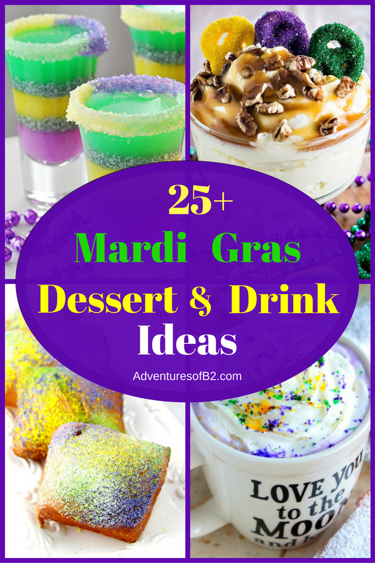 Desserts For Mardi Gras
 25 Mardi Gras Dessert & Drink Ideas Adventures of B2