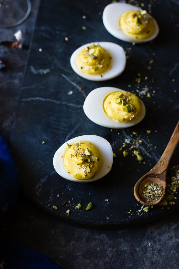 Deviled Duck Eggs
 Dukkah Deviled Duck Eggs • The Bojon Gourmet