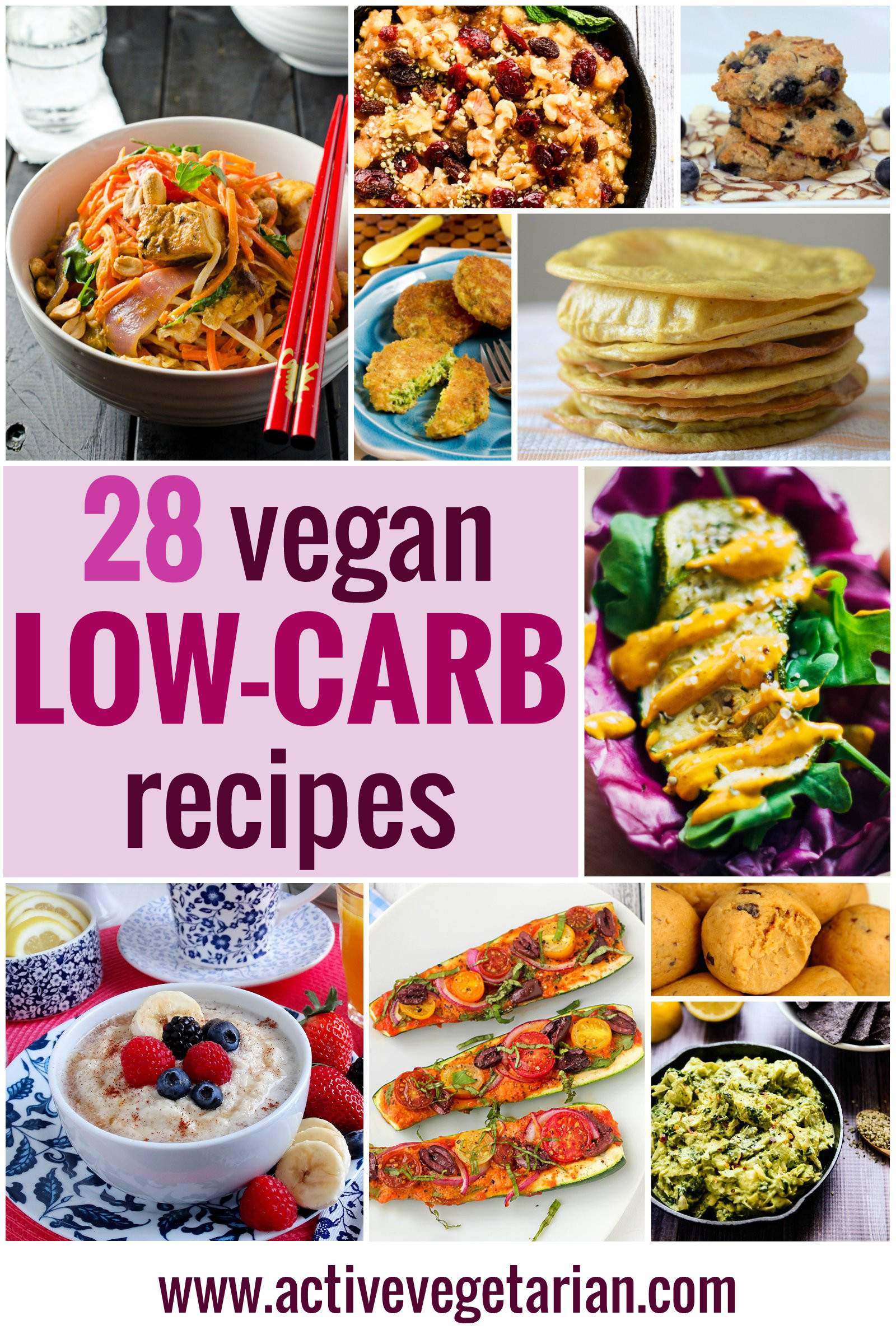 Diabetic Vegan Recipes
 Recipe Round Up – 28 Low Carb Vegan Recipes