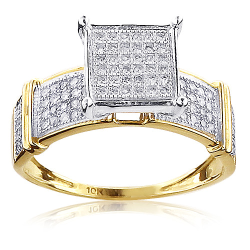Diamond Engagement Rings Cheap
 Engagement Rings For Cheap 10K Yellow Gold La s Diamond