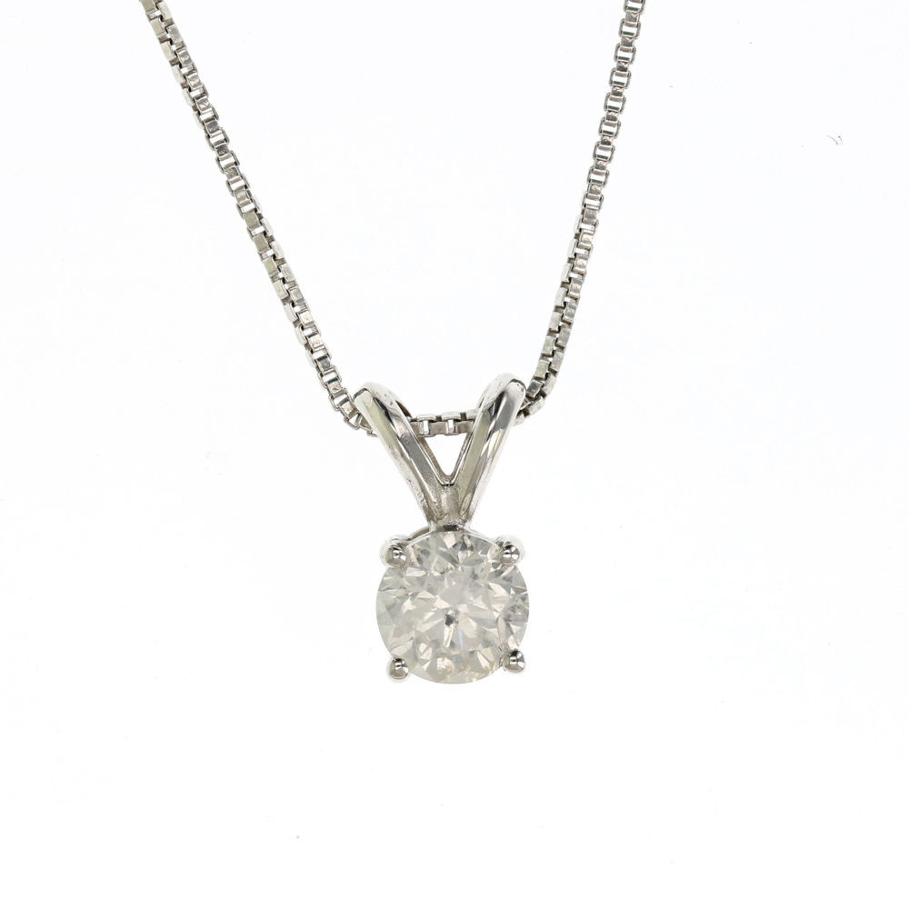 Diamond Pendant Necklace
 NATURAL DIAMOND NECKLACE 14K GOLD 1 5 1 4 1 3 1 2 3 4