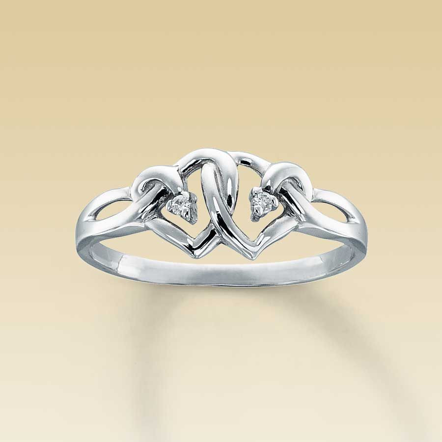 Diamond Promise Rings For Girlfriend
 Heart Rings For Girlfriend Diamond heart promise ring
