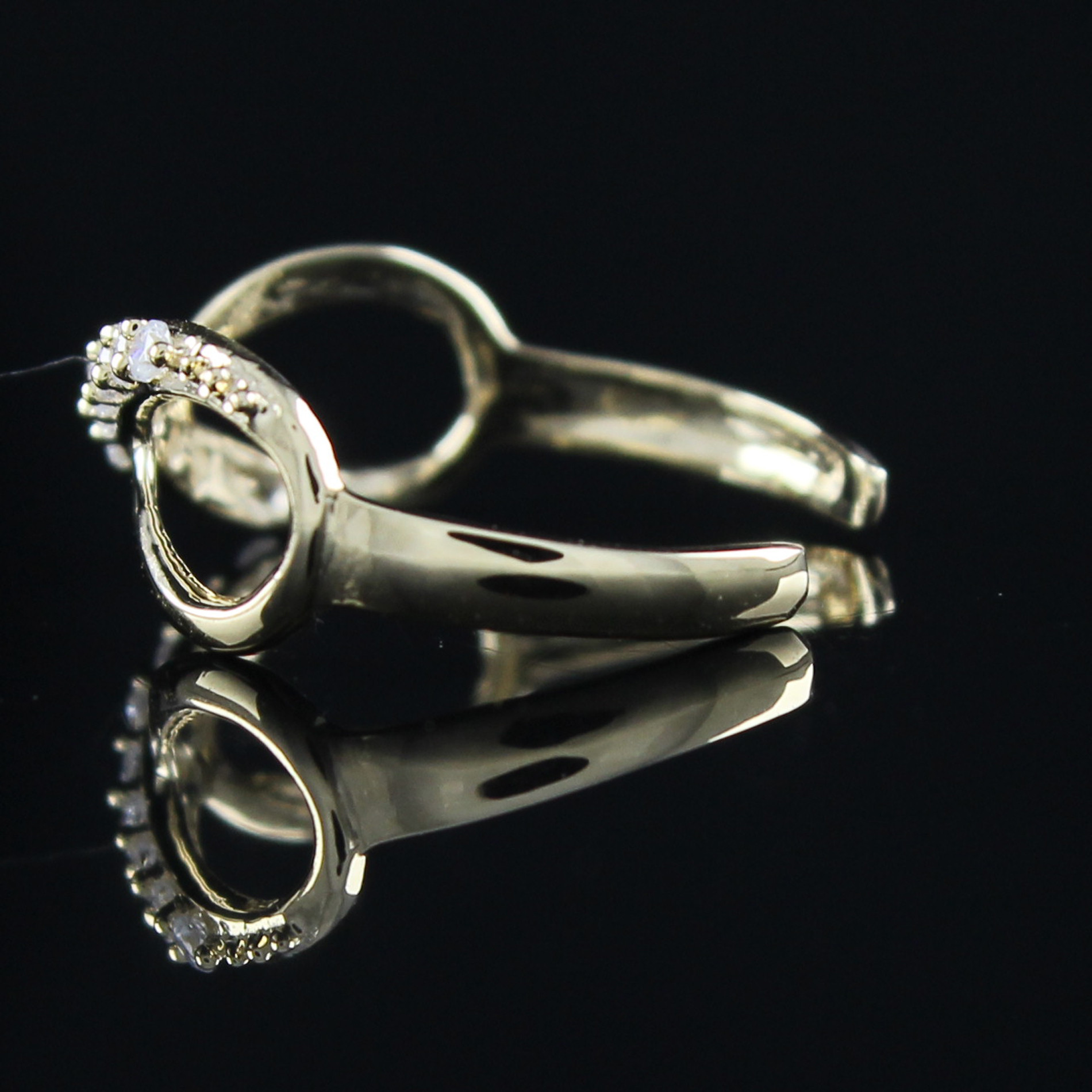 Diamond Toe Rings
 10K Solid Yellow Gold Diamond Infinity Toe Ring Adjustable