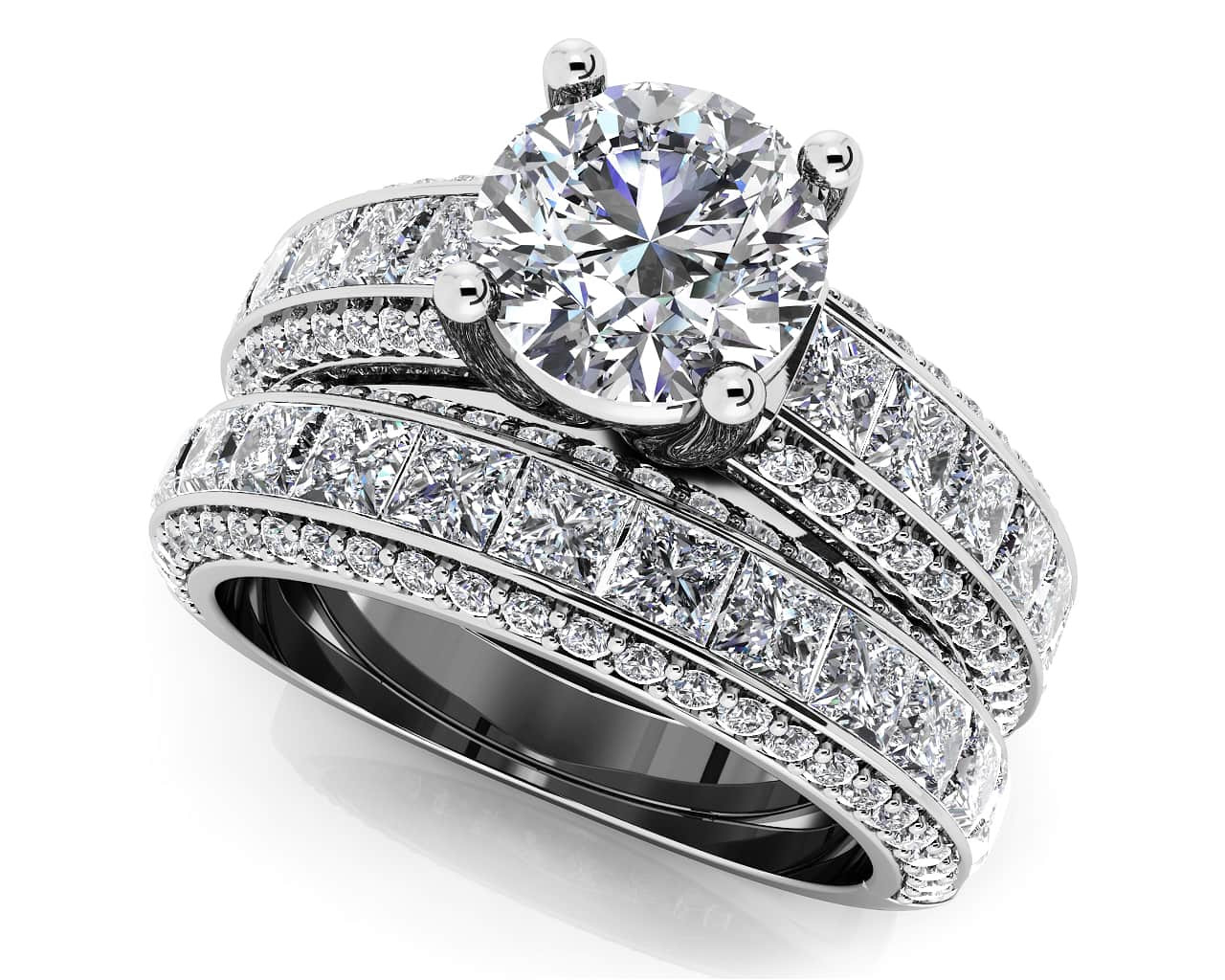 Diamond Wedding Ring Set
 Diamond Bridal Sets & Wedding Ring Sets