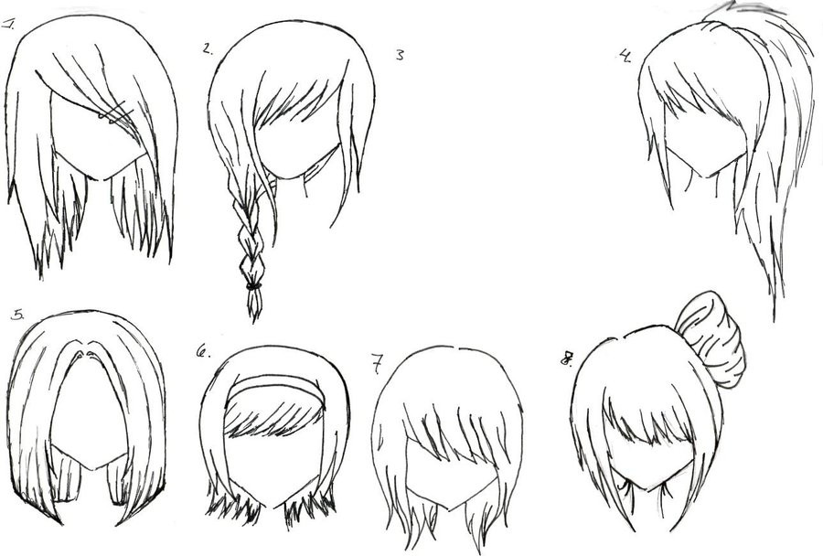 Different Anime Hairstyles
 Anime Hairstyles Inkcloth
