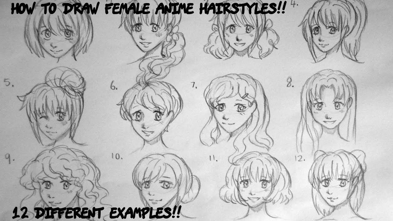 Different Anime Hairstyles
 Tutorial