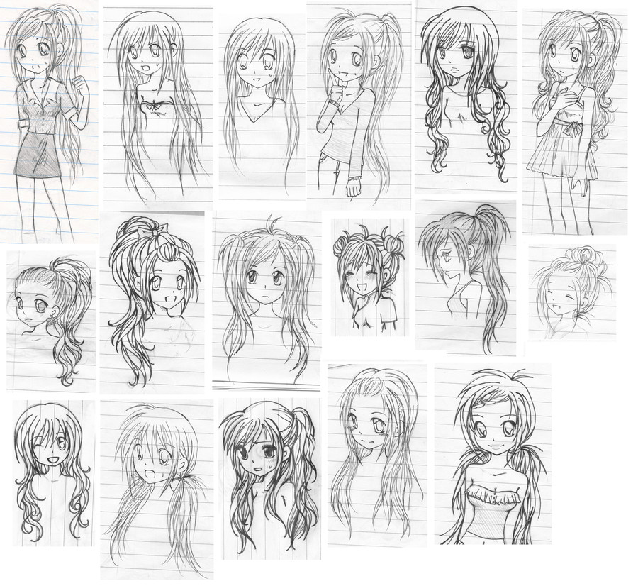 Different Anime Hairstyles
 Cute Anime Hairstyles trends hairstyle